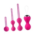 thumbnail image 2 of 4 Uds. Bolas Kegel para mujer, fortalecimiento del suelo pélvico, Control de la vejiga, pelota de ejercicio Kegal recargable, rosa y roja, 2 of 8
