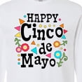 thumbnail image 4 of Inktastic Happy Cinco De Mayo-flowers Long Sleeve T-Shirt, 4 of 5