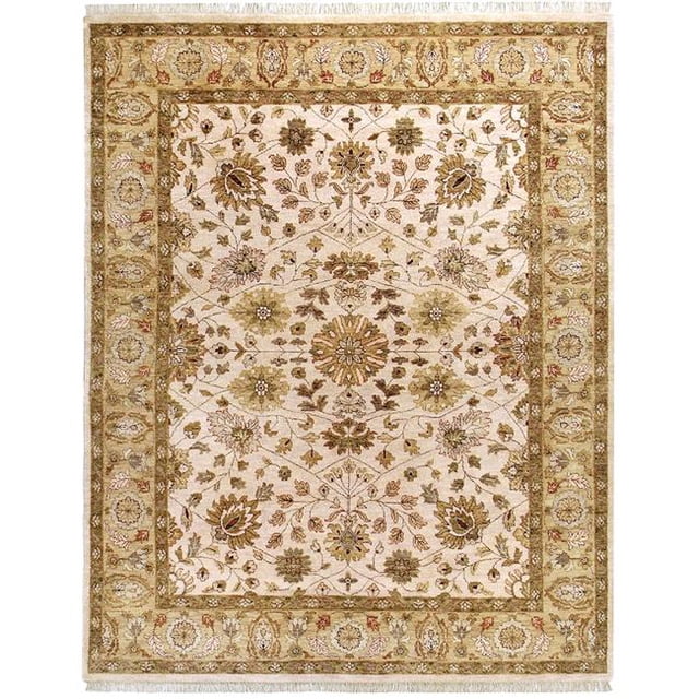 Due Process Stable Trading Thana Tabriz Ivory & Gold Area Rug, 5.6 x 8.6 ft.