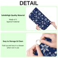 thumbnail image 4 of Dark Blue Christmas Snowflake Pattern Dish Drying Mat for Kitchen 1 Pack, Ultra Absorbent Microfiber Dishes Drainer Mats,18x24in(46x61cm), 4 of 4
