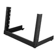 thumbnail image 2 of NavePoint 2-Post Open Frame Desk Rack, 6U, 10-32 Threaded, Black, 6.16 lbs, Cold Rolled Steel, Standard, 2 of 4