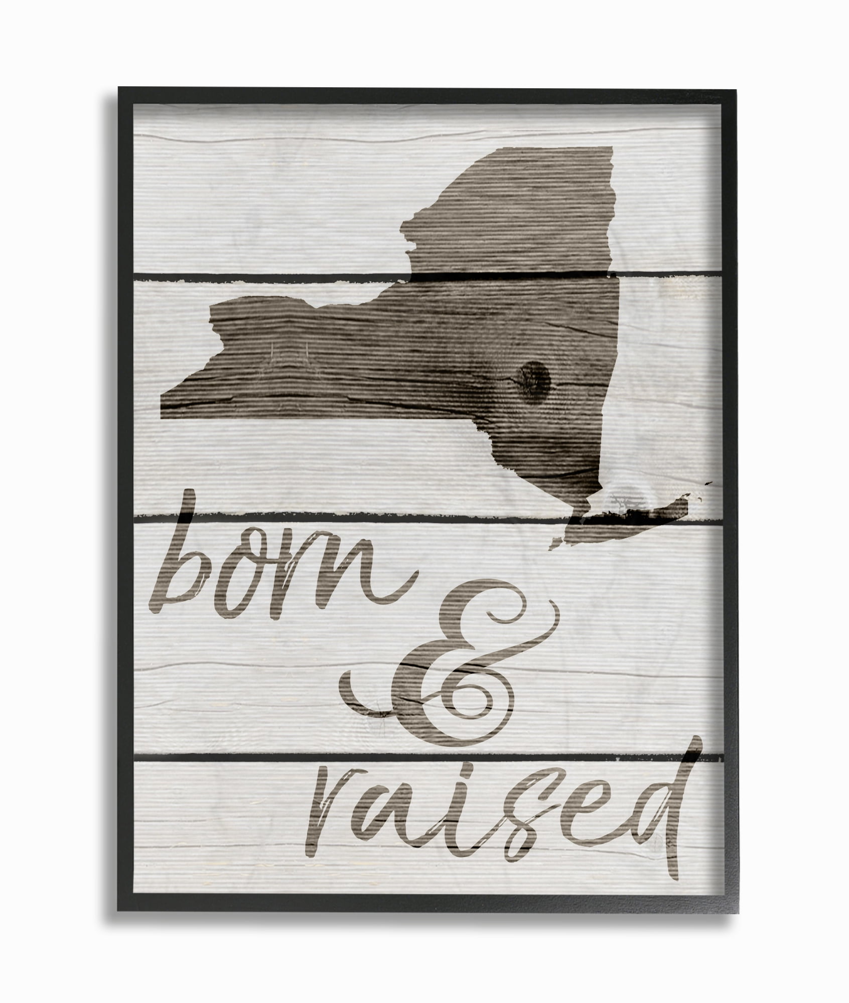 The Stupell Home Decor Collection Born And Raised New York State