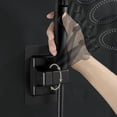 thumbnail image 3 of Soporte de ducha de mano montado en la pared, gancho de cabezal de ducha ajustable de 360° 12 × 8 cm, plástico ABS, no requiere taladrar, soporte de ducha de mano montado en la pared negro sobre duch TUNC Sencillez, 3 of 5