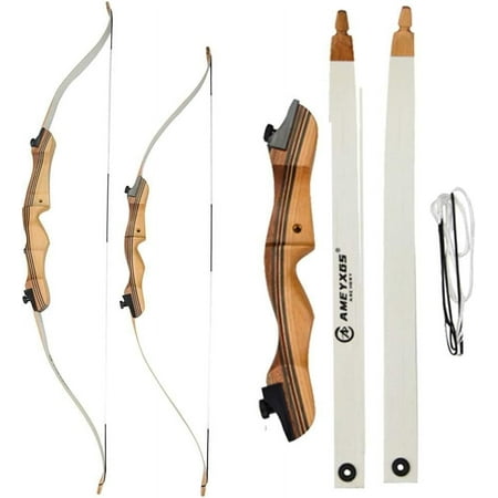 SHARROW 10-20lbs Archery Children Recurve Bow and Arrow Set 48 54 Youth Practice Training Bow Wooden Riser
