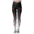 thumbnail image 5 of Seamless Leggings for Women Valentineâs Day Stretchy Workout Tights Running Legging Women Leggings Capri Leggings Seamless Valentines Day Gifts, 5 of 5