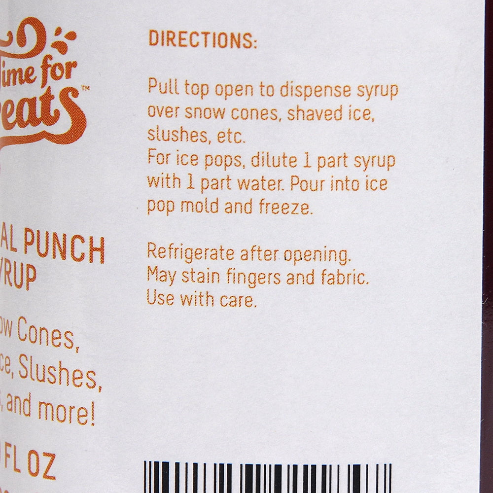 3-Flavor Pack Shaved Ice, Snow Cone Syrups - Orange