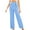 Blue pants for women, variant on up to 60% off Gifts Usmixi Womens High Waist Trousers Fashion Solid Plus Size Drawstring Wide Leg Long Pants Comfort Lightweight Loose Straight Pants Brown m