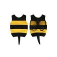 thumbnail image 3 of Aojekbee Kids Halloween Bee Costume Classic Striped Print Tank Tops and Tail for Toddler Cosplay Party Holiday Outfit, 3 of 10