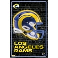 thumbnail image 2 of NFL Los Angeles Rams - Neon Helmet 23 Canvas Wall Poster, 14.725" x 22.375", 2 of 4