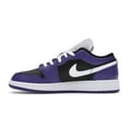 thumbnail image 2 of Jordan Kid's 1 Low Court Purple Black Shoes, from StockX, 2 of 5
