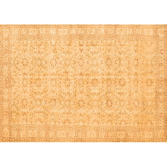Ahgly Company Indoor Rectangle Persian Orange Traditional Area Rugs, 2' x 4'