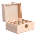 thumbnail image 3 of Essential Oil Box Wood Essential Oil Carrying Case Aromatherapy Bottle Organizer, 3 of 5
