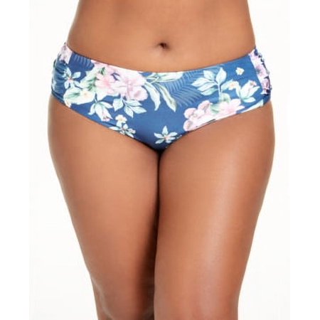Becca ETC MULTI Plus Size Costa Rica Printed Hipster Bikini Swim Bottom  US 1X