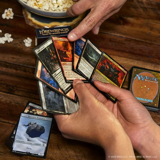 mtg tales of middle earth all cards Magic The Gathering Lord the Rings of Middle-Earth Commander Deck Display Trading Card Market The Gathering Many Partings | The Lord