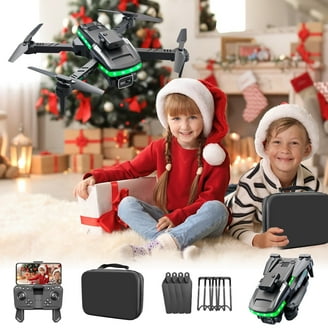 Holyton HT02 Mini Drone For Kids & Beginners - Easy To Fly, 3 Batteries, 24 Min Flight, Safety Guards