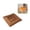 Coffee, variant on Solid Chair Pad Super Soft Plush Washable Square Seat Cushion for Kitchen Dining Room 15.75 x 15.75 Inches