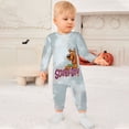 thumbnail image 3 of Scooby Doo Baby Rompers One-Piece Long Sleeve Jumpsuit Bodysuits Newborn Infant Toddler Outfit Kid Clothes Sets, 3 of 8