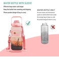 thumbnail image 4 of Sunset Half Gallon Water Bottle with Sleeve 1/2 Gallon Water Bottle 64 Oz Water Bottle with Time Marker, Motivational Water Bottle Half Gallon Water Bottle with Straw for Women Gym Yoga Pregnance, 4 of 6