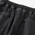 thumbnail image 7 of MYAOYI Mens Comfort Fit Jeans Drawstring Loose Denim Trousers, 7 of 7