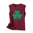 thumbnail image 4 of PNTUTB St. Patrick's Day Women's Fashion Print Casual Crew Neck Pullover Comfortable Sleeveless Tank Tops, 4 of 6