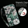 thumbnail image 5 of Case for Samsung Galaxy A73 5G Cover Magnetic 3D Pattern Wallet Flip Case With Strap - Orchid, 5 of 5