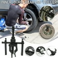 thumbnail image 1 of Outil Extracteur de Roulement à 3 Mâchoires - Extracteur de Roulement Intérieur/extérieur Robuste pour Automobile, Moto et Machinerie (Plage de 0,6 Pouces à 1-1/2 Pouces), 1 of 9
