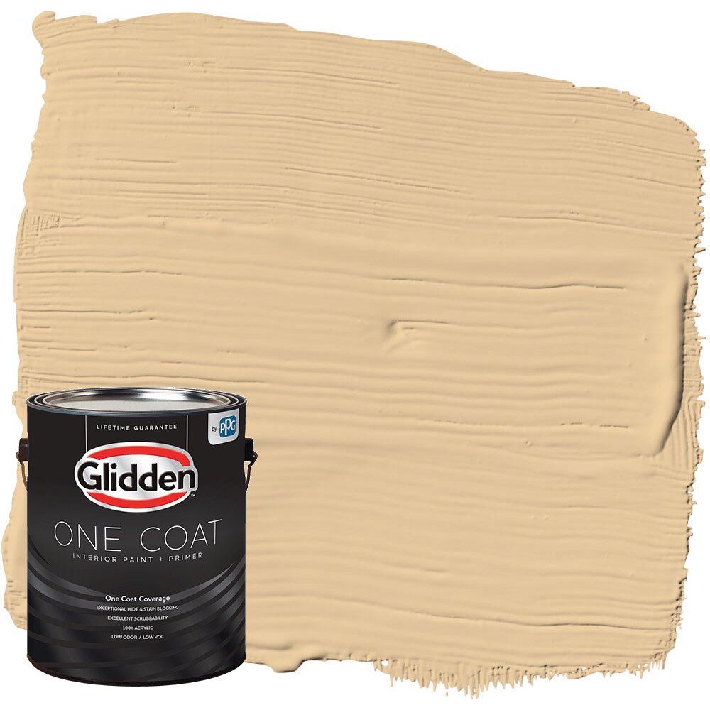 Glidden One Coat Interior Paint and Primer, Faint Fawn / Beige, Gallon