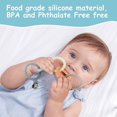 thumbnail image 5 of Silicone Teethers, 5Pcs Teething Toys Baby Teether Rings Cooler Toy Calm Soothes Pain, for Boys and Girls (Teether), 5 of 5