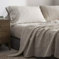 thumbnail image 6 of Simple&Opulence 100% French Linen Pillowcase King Size-Set of 2- Washed Solid Color Pillow Cases Embroidered -Soft and Durable (Linen, 20''x40''), 6 of 6