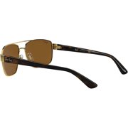 Ray-Ban Rb3663 Metal Rectangular Sunglasses