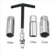 thumbnail image 5 of 2X Kit de Herramientas de ReparacióN de Motocicletas y AutomóViles Herramienta de ExtraccióN de BujíAs Llave de Vaso 16Mm /18Mm/21MmT-Llave de Manija, 5 of 5
