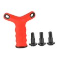 thumbnail image 3 of Mango de agarre para mancuernas que convierte mancuernas en equipo de culturismo para hombres y mujeres, equipo de entrenamiento de gimnasio con placa Rojo, 3 of 8