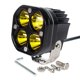 thumbnail image 1 of Luz del trabajo de 3 pulgadas 12W LED para los proyectores amarillos de la conducción de automóviles 4x4WD Off Road, 1 of 7