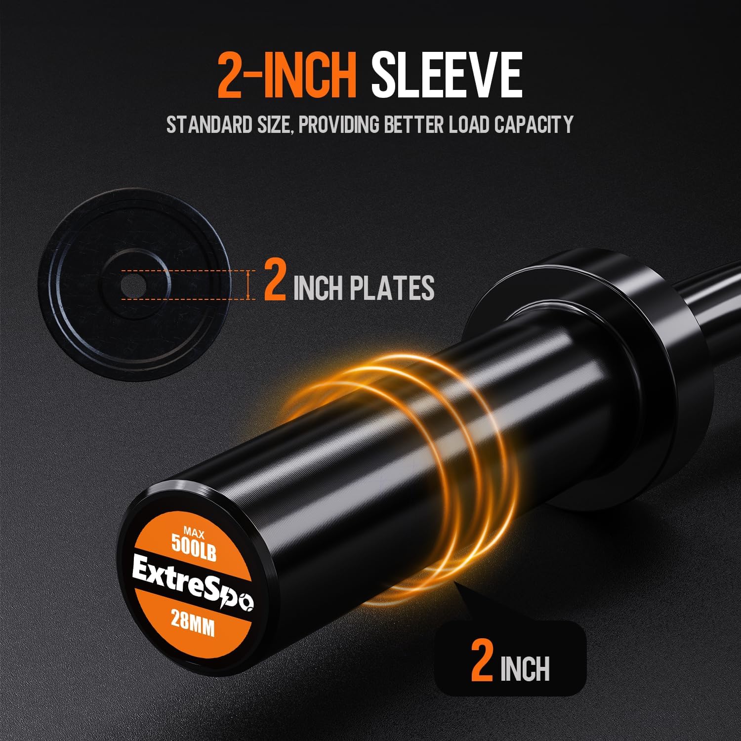 Olympic EZ Curl Barbell Bar, 47" EZ Curl Bar for Weight Lifting, Biceps, triceps, Back/Leg Muscle Group exercise,Chrome Curling Bar for 2 Inch Weight Plates,with 2 Spring Collars