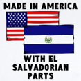 thumbnail image 2 of CafePress - Made In America With El Salvadorian Parts Body Sui - Baby Light Bodysuit, Size Newborn - 24 Months, 2 of 4