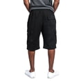 thumbnail image 4 of G-Style USA Men's Fleece Heavyweight Cargo Sweat Shorts FS76 - BLACK - 6X-Large, 4 of 7