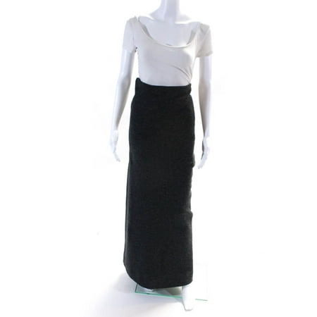 

Zara A/W 2022 Womens Side Zip Full Length Fleece Maxi Skirt Gray Size Medium
