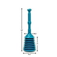 thumbnail image 4 of Master Plunger MP200 Sink & Drain Plunger for Kitchen Sinks, Bathroom Sinks, Showers, Bathtubs, and Waste Pipes. Strong Heavy Duty Design with Large Bellows Commercial & Residential Use, Teal, 4 of 6