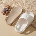thumbnail image 6 of Hessimy Slippers for Girls Boys, Kids House Slides Sandals Shower Bathroom Non-Slip Open Toe House slippers Beach slipperstoddler kids(Khaki,12), 6 of 8