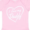 thumbnail image 4 of Inktastic I Love My Daddy in White Chalk Heart Boys or Girls Baby Bodysuit, 4 of 5