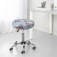 thumbnail image 7 of Hirioo Seal Fox Seagull Whales for Round Bar Stool Seat Covers Washable Stool Cushion Slipcover Elastic Bar Chair Covers for 12-14 Inch Chair-14 inch, 7 of 7