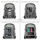 thumbnail image 3 of Mochila PULUZ PU5015B Mochila para cámara Bolsa impermeable para cámara Estuche para cámara de gran capacidad con compartimento para computadora portátil Soporte para trípode Cubierta para lluvia para PULUZ Mochila, 3 of 7