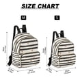 thumbnail image 2 of FORMRS Mini Backpack Purse for Women Quilted Travel Daypack Casual Shoulder Bag, Black Stripes, 2 of 7