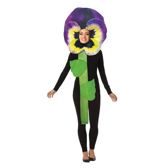 Rasta Imposta Purple Pansy Adult Costume | One Size Unisex