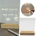 AKUMRi Clearance Desk Decor Figurines Statues Acrylic Board With Light