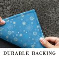 thumbnail image 6 of Blue Christmas Snowflake Pattern Door Rugs,Washable Non Slip Door Mats Indoor,Decorative Door Mats,Entry Mat Indoor for Entrance,Bedroom,Kitchen,Bathroom,17"x30", 6 of 6