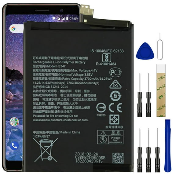 Replacemetn Battery HE347 For Nokia 7 Plus TA-1046 Tool