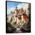 thumbnail image 2 of Designart "Majestic Guardians of Fortresses X" Cityscapes Floater Framed Canvas Print, 2 of 7