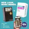 thumbnail image 4 of WHAT DO YOU MEME?® Jeu de base par Relatable – Jeu de soirée pour adultes avec cartes de légendes et photos, maintenant avec des GIFs, 4 of 6