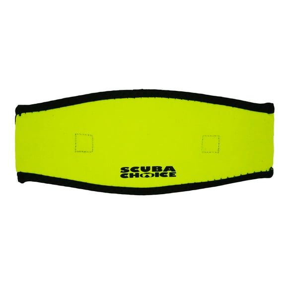 Scuba Choice Adult Comfort Neoprene Mask Strap Cover, Yellow